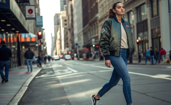 TREND: kurtka bomberka. Jak ją nosić i do jakiej pasuje sylwetki?