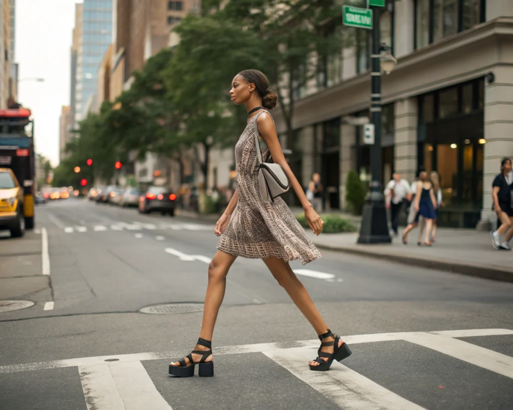 Trapezowa sukienka 2021 – jak nosić i gdzie kupić [przegląd sieciówek Zara, H&M, Reserved]