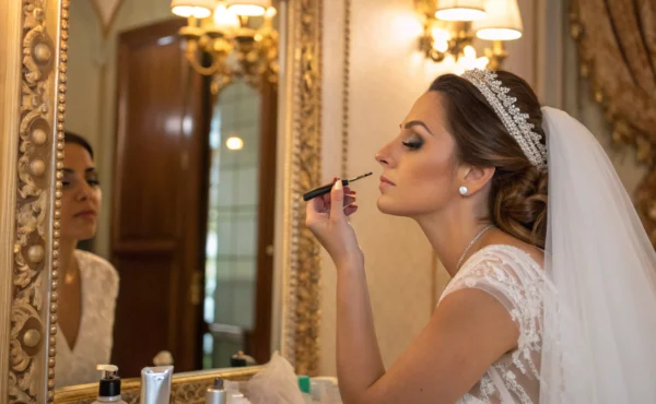 Trwały make up ślubny – jak zrobić idealny makijaż ślubny, który przetrwa całą noc?