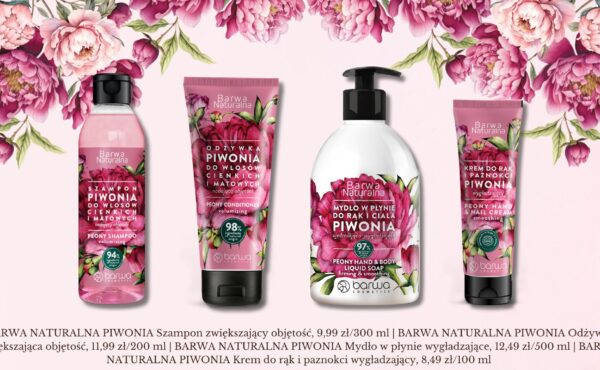 W OGRODZIE URODY – BARWA NATURALNA Z EKSTRAKTEM Z PIWONII