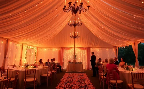 Wesele w namiocie: jak stworzyć magiczną atmosferę na świeżym powietrzu?