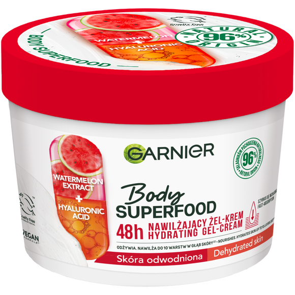 GARNIER BODYFOOD WATERM J380ML C63