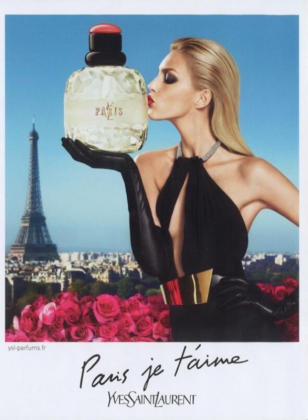 Anja Rubik w kampanii perfum YSL