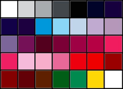 Paleta barw dla Zimy