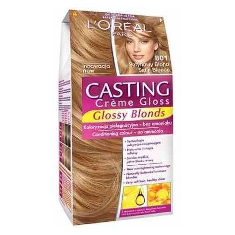 L’Oreal Paris Casting Creme Gloss farba do włosów 801 Satynowy Blond