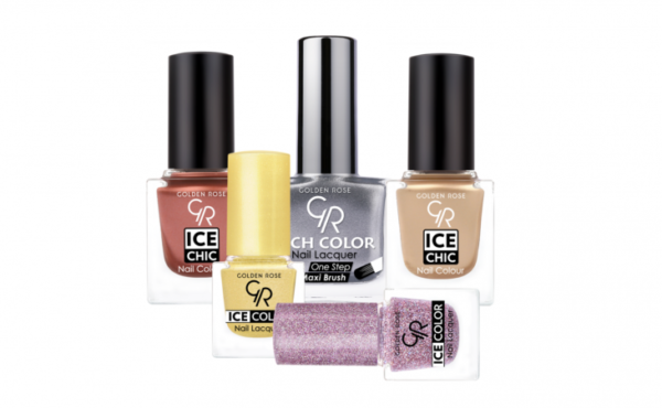 Złoto, miedź, srebro – metaliczny manicure Golden Rose