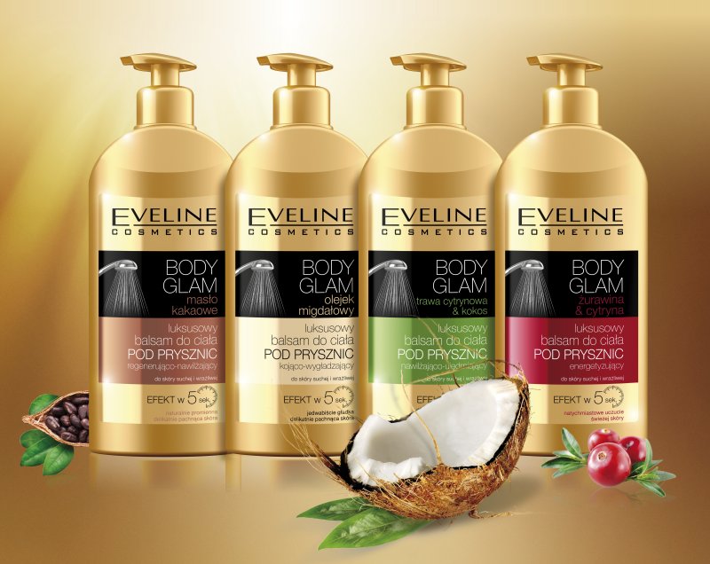 Luksusowe balsamy do ciała pod prysznic marki Eveline!