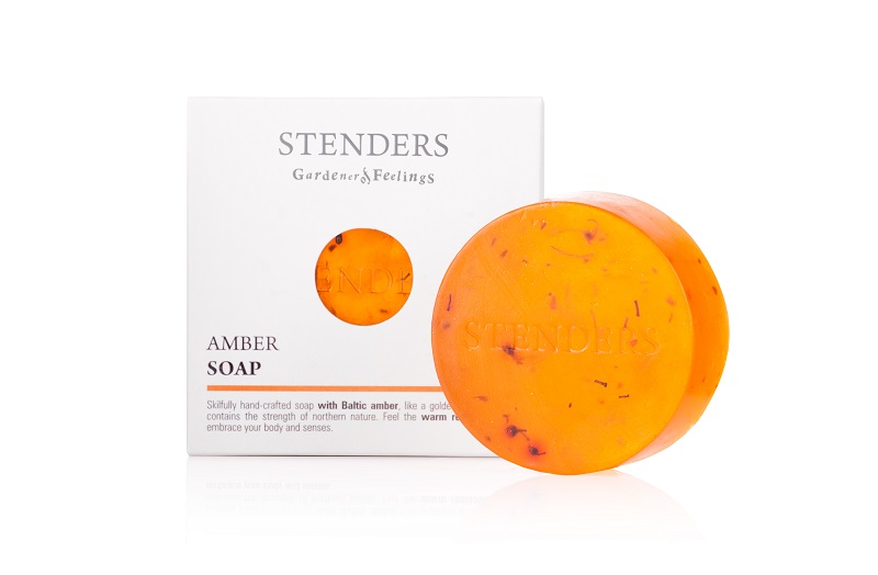 Stenders, mydło z bursztynem