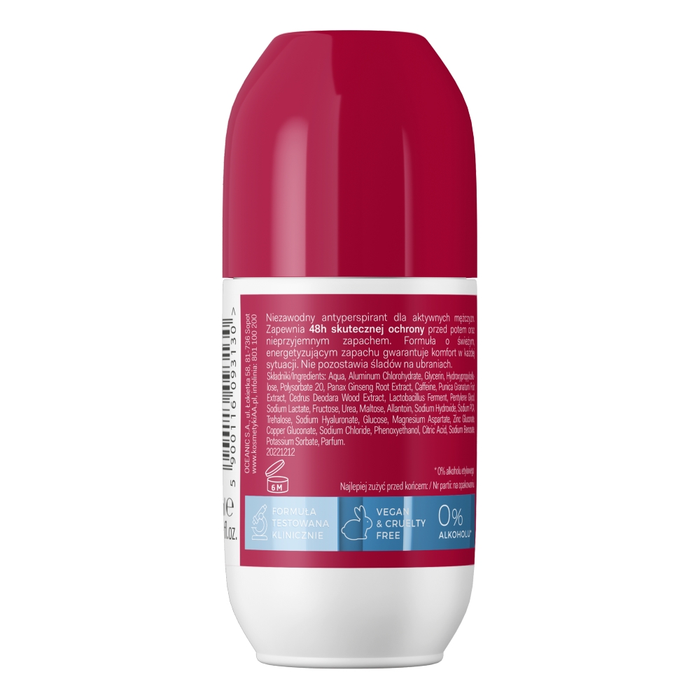 AA MEN ACTIVE CARE ANTYPERSPIRANT ROLL ON FRESH 50 - obrazek 2