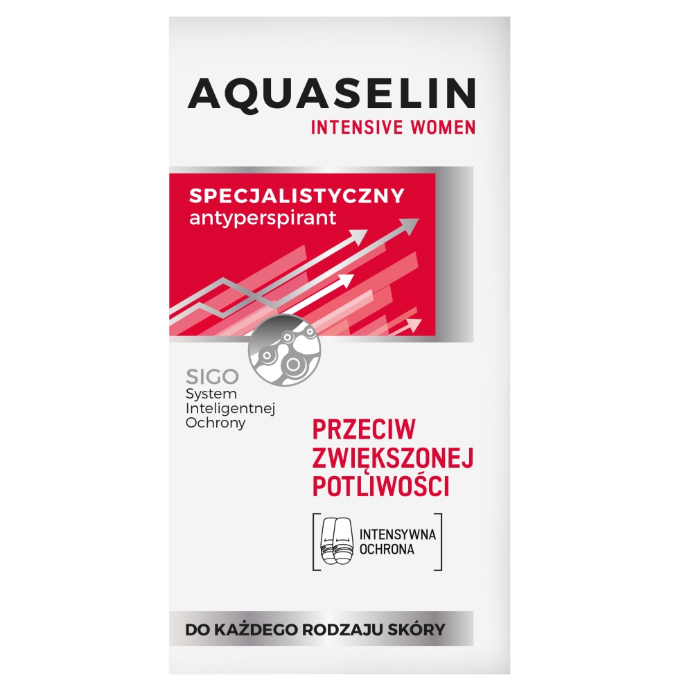 Aquaselin Intensive Women specjalistyczny antyperspirant przeciw zwiększonej potliwości 50ml