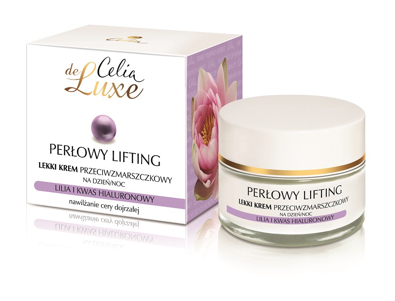 Celia de Luxe, Perłowy Lifting, lekki krem przeciwzmarszczkowy