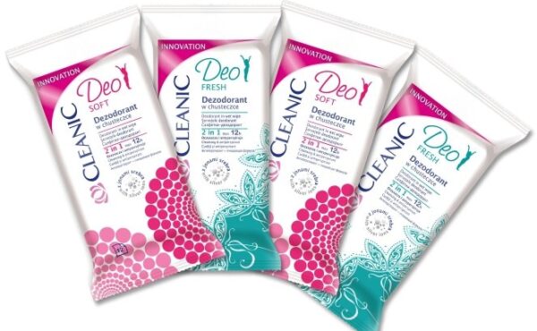 Dezodorant w chusteczce od Cleanic