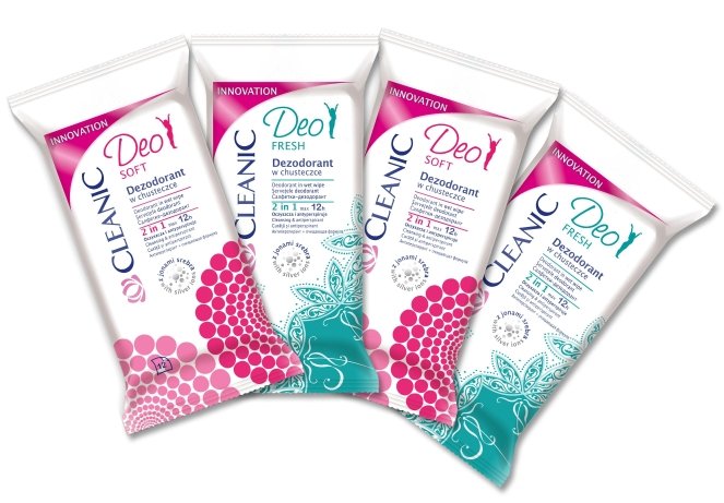 Cleanic, dezodorant w chusteczce