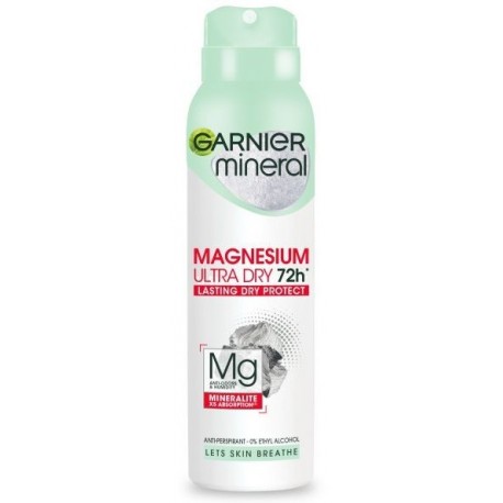 Garnier Dezodorant Magnesium Ultra Dry 72H 150ml