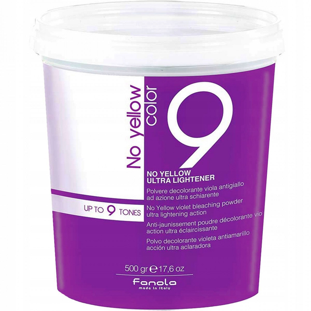 FANOLA NO YELLOW Rozjaśniacz 500 gr do 9 tonów