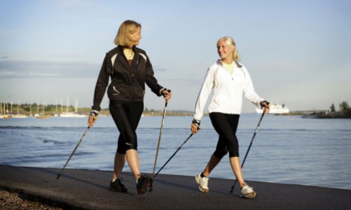 W tempie nordic walking