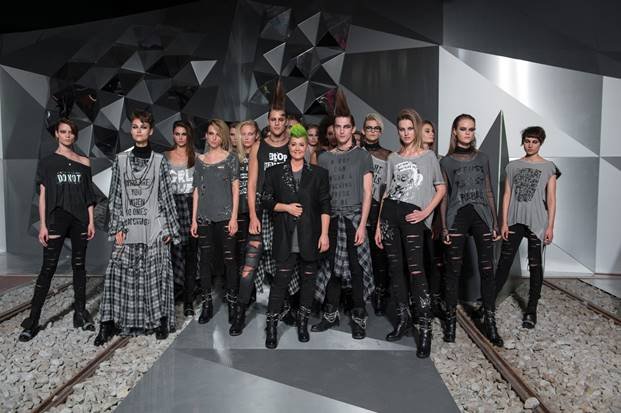 Punkowe fryzury stylistów Kemon w pokazie Lidii Kality