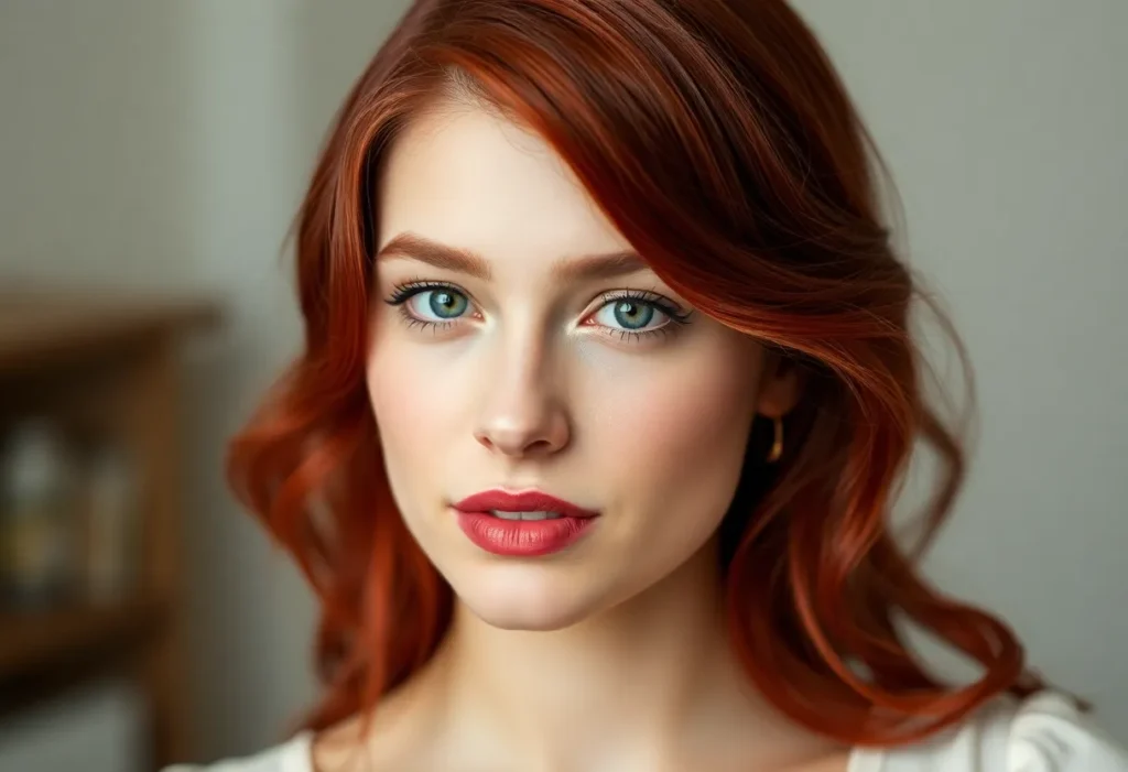 Jak wybrać idealną szminkę do rudych włosów, aby podkreślić urodę