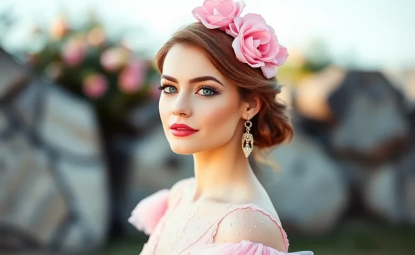 Jak dobrać makijaż do różowej sukienki, by wyglądać olśniewająco