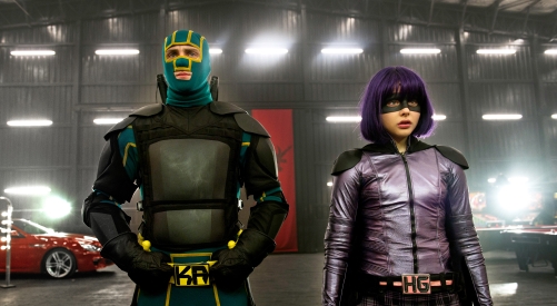 Hit-Girl ze swoim kompanem Kick-Assem