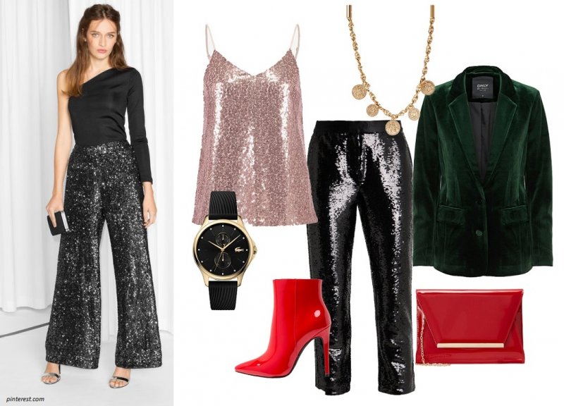 Błyszczące spodnie. 5 stylizacji na karnawał!