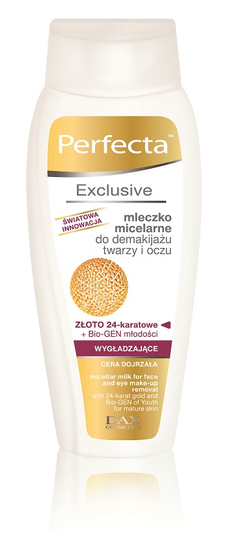 Perfecta Exclusive, mleczko micelarne ze złotem