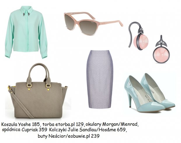 3 pastelowe stylizacje do biura