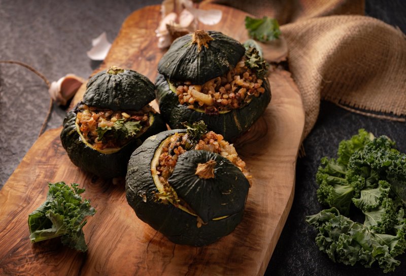 Jesienne smaki. Przepis na faszerowane patisony