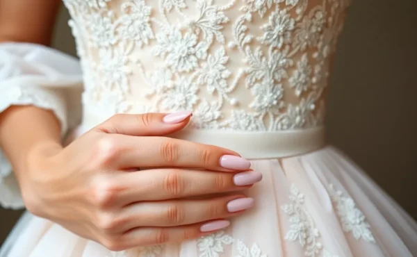 Jak dobrać paznokcie do beżowej sukienki na wesele, żeby wyglądać olśniewająco