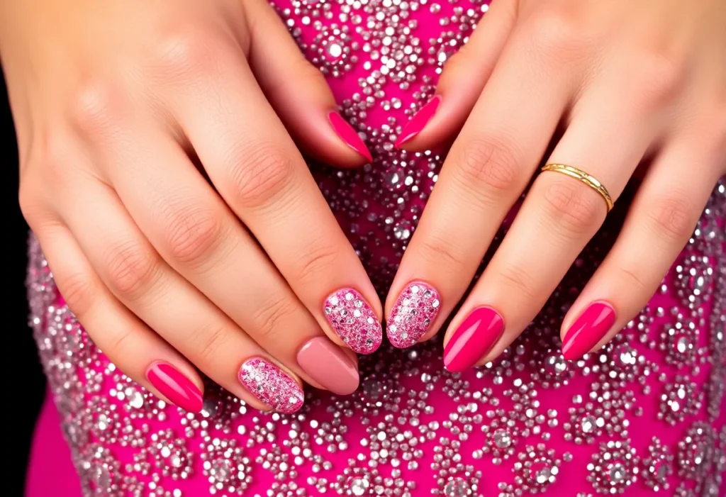 Jak dobrać paznokcie do fuksjowej sukienki, by olśnić wszystkich
