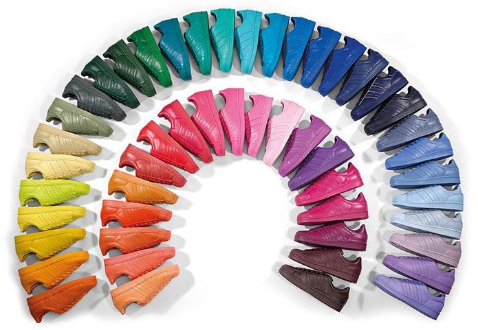 Kolorowe Superstary od Pharella Williamsa już w Sizeer!