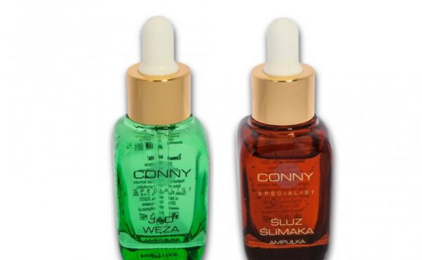 Ampułki Conny z jadem węża i śluzem ślimaka