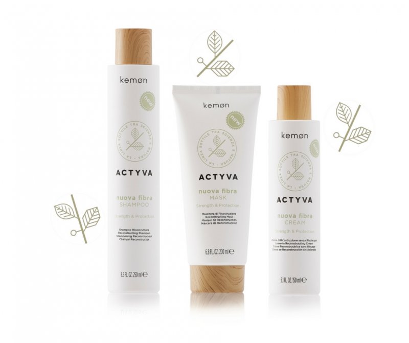 Kemon Actyva linia Nuova Fibra, czyli włosy jak nowe