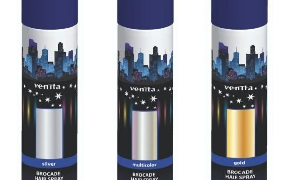 Lakier do włosów z brokatem Venita