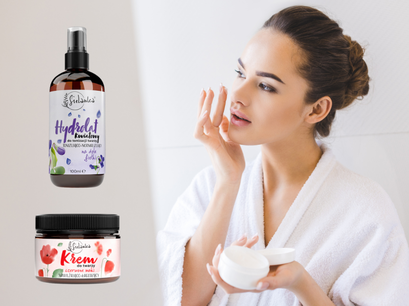 Na górze róże, na dole fiołki… Ekstrakty kwiatowe w kremach do twarzy i hydrolatach